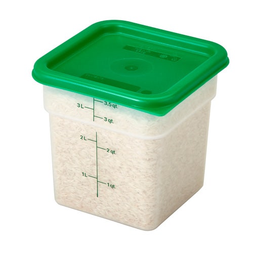 Cambro SFC2452 - Square Green Lid for 2 and 4 Qt. Storage Containers | Everyday Emporium (EE)