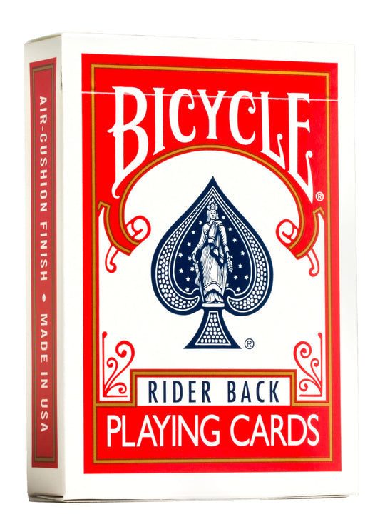 Bicycle 807 Rider Back Red (Pack of 12)