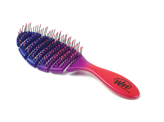 WET BRUSH FLEX DRY OMBRE DETANGLING BRUSH PINK TO PURPLE - EDEmporium